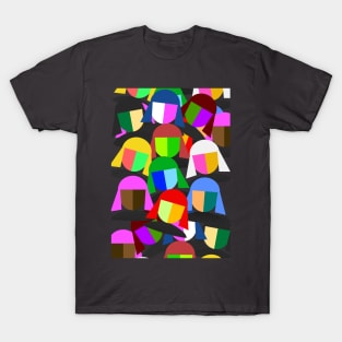 Abstract Faces T-Shirt